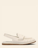 Slingback in pelle