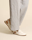 Slingback in pelle