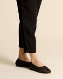 Ballerine in pelle intrecciata