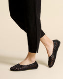 Ballerine in pelle intrecciata