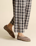 Ballerine in pelle scamosciata