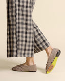 Ballerine in pelle scamosciata
