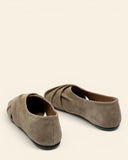 Ballerine in pelle scamosciata