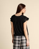Blusa in bimateriale