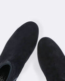 Stivaletti in pelle scamosciata