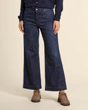 Jeans palazzo crop
