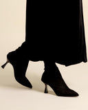 Tronchetti in pelle scamosciata