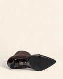 Stivaletti in camoscio con tacco