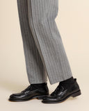 Mocassini in pelle stampa pitone