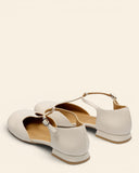 Ballerine in pelle