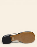 Ballerina in pelle con tacco