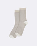 Calza corta jacquard in misto cotone