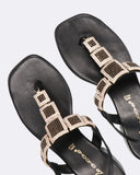 Sandali gioiello in pelle