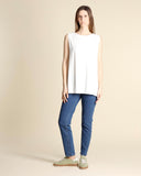 Top in jersey di viscosa