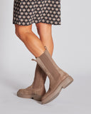 Stivaletti in camoscio