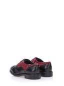 Stringate Pelle e Tessuto