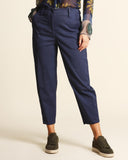 Pantaloni in cotone e viscosa