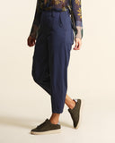 Pantaloni in cotone e viscosa