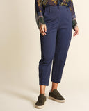 Pantaloni in cotone e viscosa