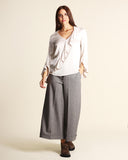 Blusa in bimateriale