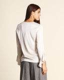 Blusa in bimateriale