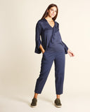 Blusa in bimateriale