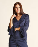 Blusa in bimateriale