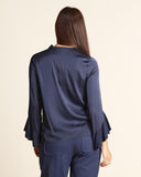 Blusa in bimateriale