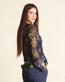 Blusa in georgette