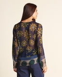 Blusa in georgette