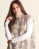 Gilet jacquard in maglia
