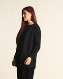 Cardigan con intarsio