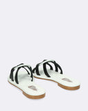 Sandali bassi bicolore