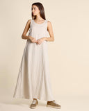 Abito lungo in lyocell