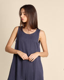 Abito lungo in lyocell