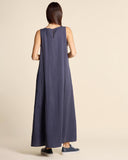 Abito lungo in lyocell