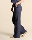 Pantaloni in cotone e lino