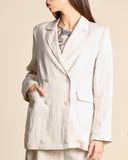 Giacca  fluida doppiopetto