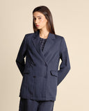 Giacca fluida doppiopetto