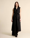 Gilet lungo in cotone