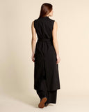 Gilet lungo in cotone