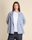 Giacca doppiopetto in jersey