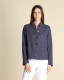 Giacca in cotone e lino