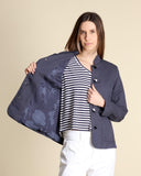 Giacca in cotone e lino