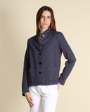 Giacca in cotone e lino