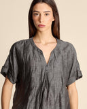 Blusa in misto lino