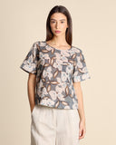 Blusa in mussola di cotone