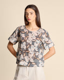 Blusa in mussola di cotone