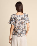 Blusa in mussola di cotone