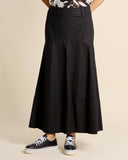 Gonna lunga in popeline